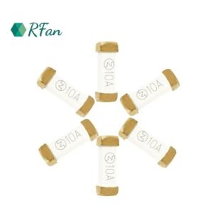 China 2410/6125 5A 10A Surface Mount Fuse Slow Blow 125V/250V/300V Ceramic Patch Fuses factory