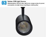 Hot-selling High Bright Epistar COB LED Track Light 10W 20W 30W 3 years warranty