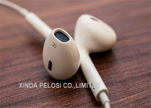 China Original Iphone Earphones , White Apple Earpods With Remote And Mic factory