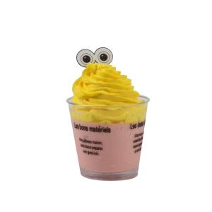 China Pre Cut Small Eyes Edible Cupcake Wafer Paper Toppers Wafer Card factory