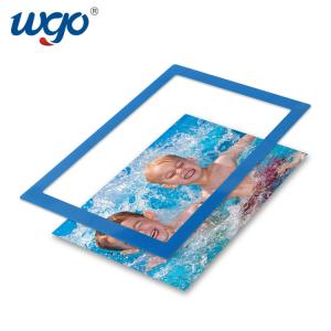China OEM ODM Wall Mounted Acrylic A4 Sign Holder Self Adhesive No Magnet Needed factory