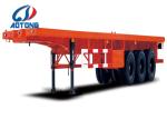 Steel Semi-Trailer 2 Axles Designed for Heavy-Duty Container Transportation