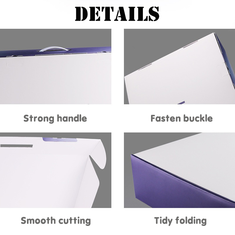 Large Size Mailer Box Paper Box Corrugated Packaging Paper Box With Handle
