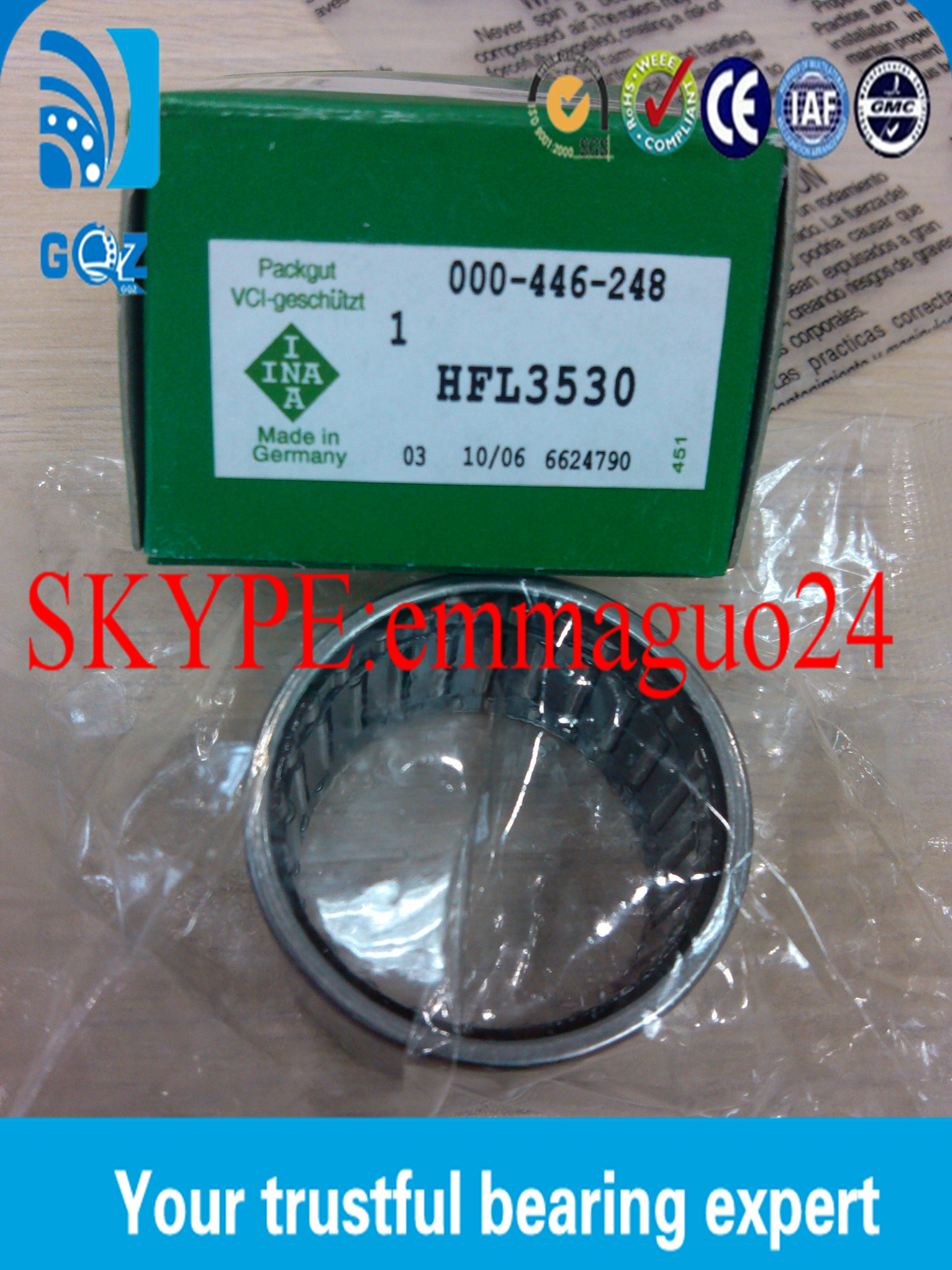 drawn cup needle roller bearing HFL2530 Needle Roller Bearing