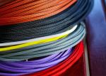 Shiny Flexible PET Expandable Braided Sleeving Abrasion Resistant For Computer