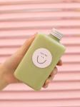Modern Square Round Bubble Tea Jugs with Handle Clear Leak proof Design 0.5kg