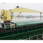 15 Ton Deck Davit Marine Hydraulic Crane Straight Boom Arm Slewing