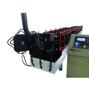 China Descent Aluminum Gutter Rectangle Square Pipe Roll Forming Machine factory