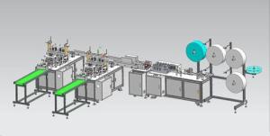 China High Stability Disposable Face Mask Making Machine With Low Failure Rate factory