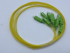 China High Effective SC APC Fiber Optic Pigtail 0.9mm For Patch Panel Network factory