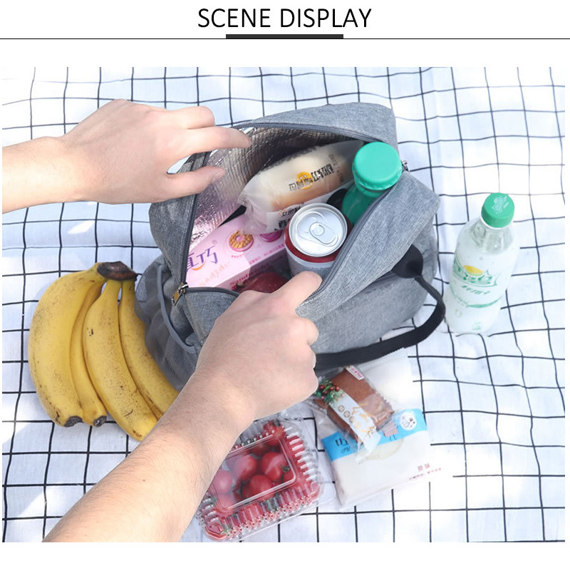 Waterproof Oxford H27Cm Insulated Lunch Cooler Bags