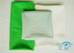 Shiny Smooth Green Microfiber Glass Cleaning Cloth For Mirrors , Screens