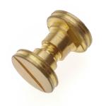 Flat Head M3 Brass Rivet Screw , Book Binding Post Screw Fastener