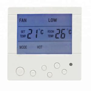 China White Wall Mounted AC Digital Room Thermostat With CE Certificate factory