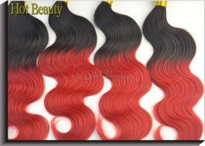 China 10&quot; - 28&quot; Human Hair Weave Bundles / 1 PC Non Remy Hair Extensions factory