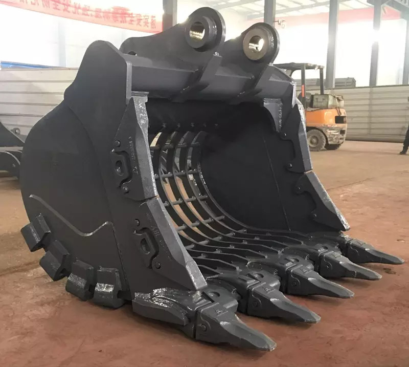 Q355B Excavator Skeleton Bucket 0.2 Cubic Meter