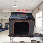 Larger Space Overland Car Rooftop Tent Vehicle Roof Tent With LED Strip Light