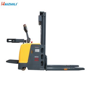 Industrial  Electric Pallet Stacker , 1 Ton 3 Meter Battery Operated Forklift