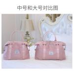 Women ' s Duffel Bags 33 * 50 * 18CM , Pink Color Ladies Sports Bag