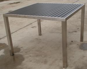 China China LFurniture Metal Frame Wood Table-11 factory