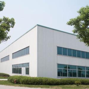 China Hurricane Proof Prefabricated Metal Warehouse , Modern Steel Construction Factory Building factory