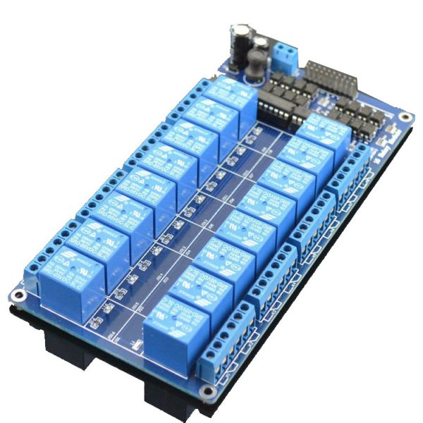 16 Channel Relay Module For Arduino 12v LM2576 Relay Plate With Optocoupler