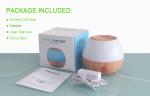 Portable Ultrasonic 300ml Wood Aromatherapy Diffuser Humidifier