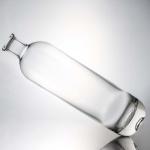 Glass Collar Sealing Type Cork Top 1000ml Liquor Bottle for Whisky Vodka Tequila