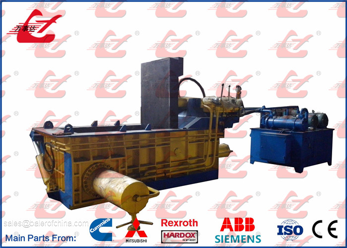 30kW Motor Hydraulic Metal Scrap Baling Press Machine Mitsubishi PLC Controlled