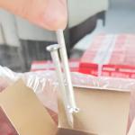 Magnetic 4 Inch 3 Inch Concrete Nails Hardnend Steel Galvanized