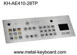 Waterproof SS Industrial Metal Keyboard With Touchpad , Rated Colorful Image Of