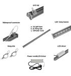 Aluminum UV120 4" 80W 395nm Indoor Growing LED Bar