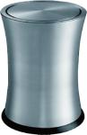 Stainless Steel Hotel Room Dustbin Single Layer With Swing Lid