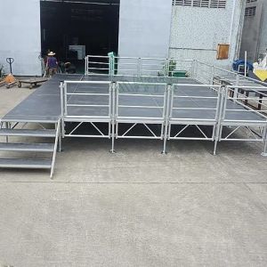 Adjustable Concert Modular Stage Platform for Easy Set Up Outdoor Non Slip