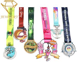 China Running Baseball Tournaments Medallions Custom Award Medals on sale