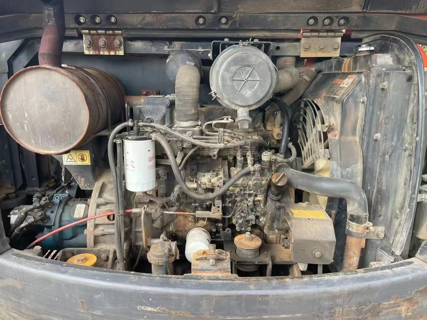 5550KG Doosan Dh60-7 Excavator Crawler With 0.2m3 Bucket Capacity