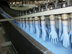China Whole sales disposable blue nitrile gloves powder free latex free for gardening disposable gloves factory