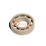 Self lubricating low-noise Peek bearings