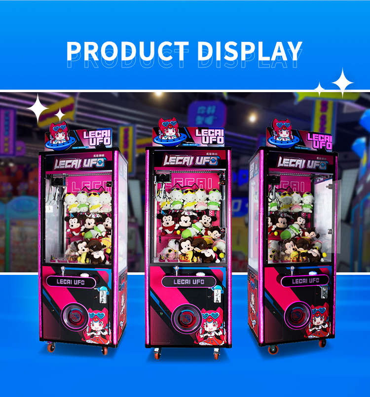 Full Size Claw Machine Candy Grabber Fun Zone 80KG Capacity for Entertainment Venues