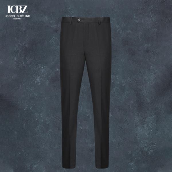 Custom Made Italian Wool Blend Fabric Men's Business Suit Pants for a Polished