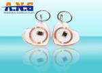 CMYK Print Clear Low Frequency Rfid Tags , White Portable Rfid Keychain