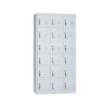 vertical 18 Doors Gym School Cloth Storage Metal Lockers