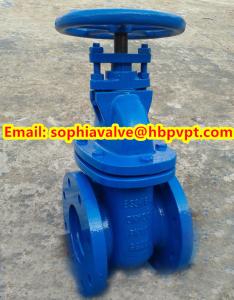 China BS3464 PN10 Non-rising cast iron gate valve factory
