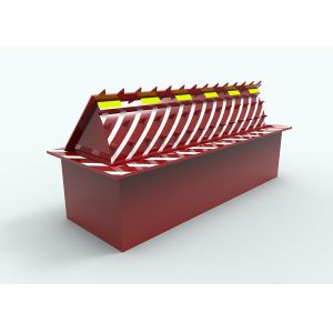 Shallow Mounted Security Road Blocker Hydraulic PLC Programming Command Control