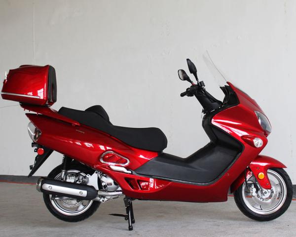 300cc 1 Cylinder 4 Stroke Adult Motor Scooter Liquid Cool Belt Drive Front Disc