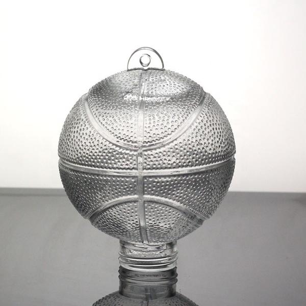 Customized Surface Handing Football Shaped Glass Bottle for Unique Alcohol