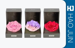 China High Quality New Design Luxury Cardboard Flower Boxes Round Packaging Box factory