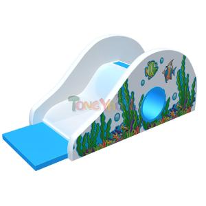 China Kids Soft Play Slide 260cm*70cm Childrens Small Slide Customized factory