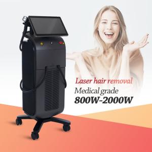 China 755nm 1064nm Diode Laser Hair Removal Machine Vertical Black Shell factory