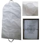 Non Woven Handle Long Hanging Clothes Garment Bags Collapsible Silk Screen